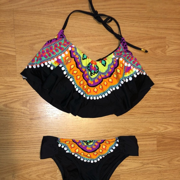 Trina Turk size 2 bikini swimsuit - Picture 2 of 4